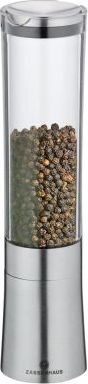 Młynek do przypraw Zassenhaus Młynek Zassenhaus Koblenz do pieprzu, stal nierdzewna/akryl, 21 cm