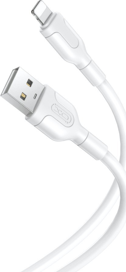 Kabel USB XO USB-A - Lightning 1 m Biały (GSM117357)