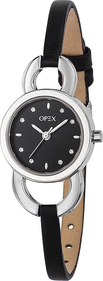 Zegarek Opex Zegarek damski Opex X4061LA1 CYRKONIE czarny