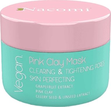 Nacomi NACOMI_Vegan Pink Clay Mask maska różowa oczyszczająco ściągająca 50ml