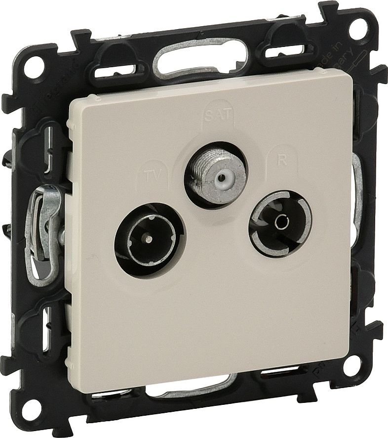 Legrand Gniazdo antenowe RTV/SAT końcowe kremowy (753252)