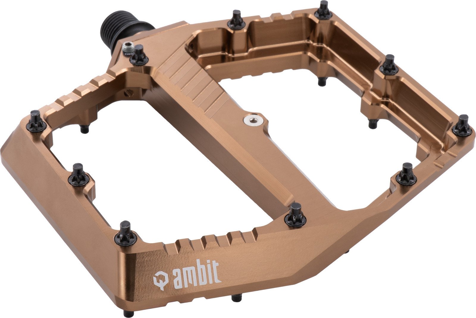 AMBIT Breach regulowane pedały platformowe z hamulcem obrotu Rozmiar: L, Wybierz kolor: Brown