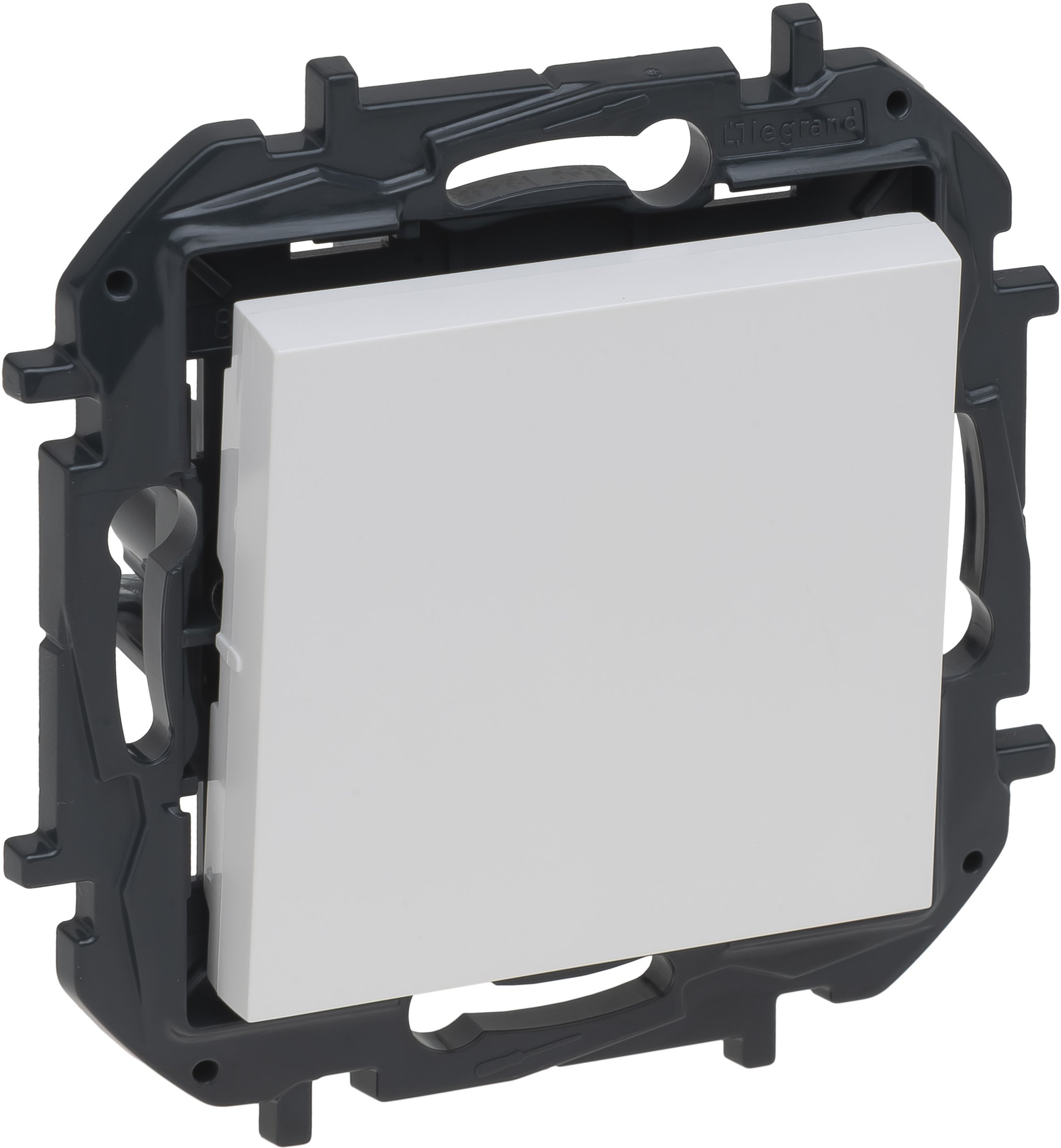 Niloe Step Przycisk pojedynczy 6A - kolor biały 863109B