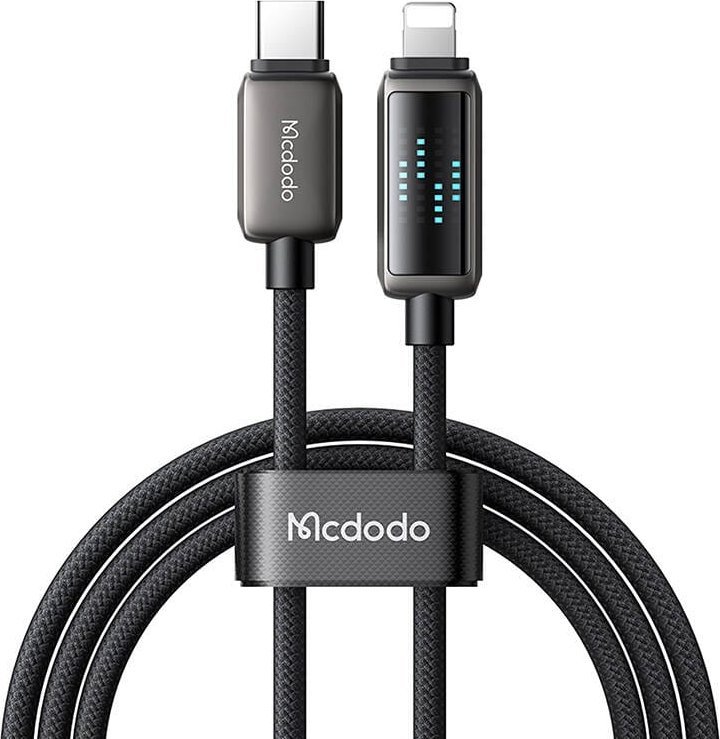 Kabel USB Mcdodo USB-C - Lightning 1.2 m Czarny (CA-2630)