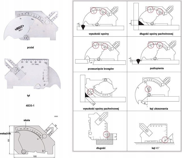Insize SPOINOMIERZ MG-8.SPD-1.MS3.