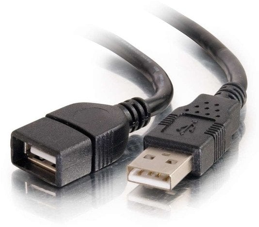 Kabel USB C2G USB-A - USB-A 2 m Czarny (52107)