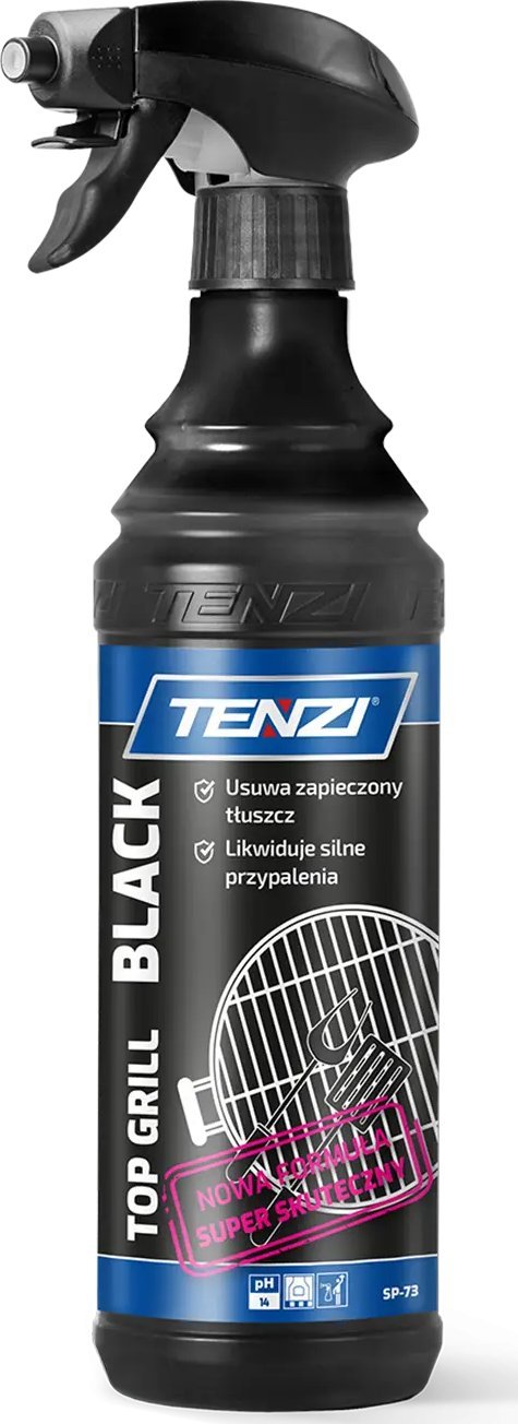 TENZI TOP GRILL BLACK Środek Do Czyszczenia Grilla Piekarnika Rusztu Okapów 600 ml