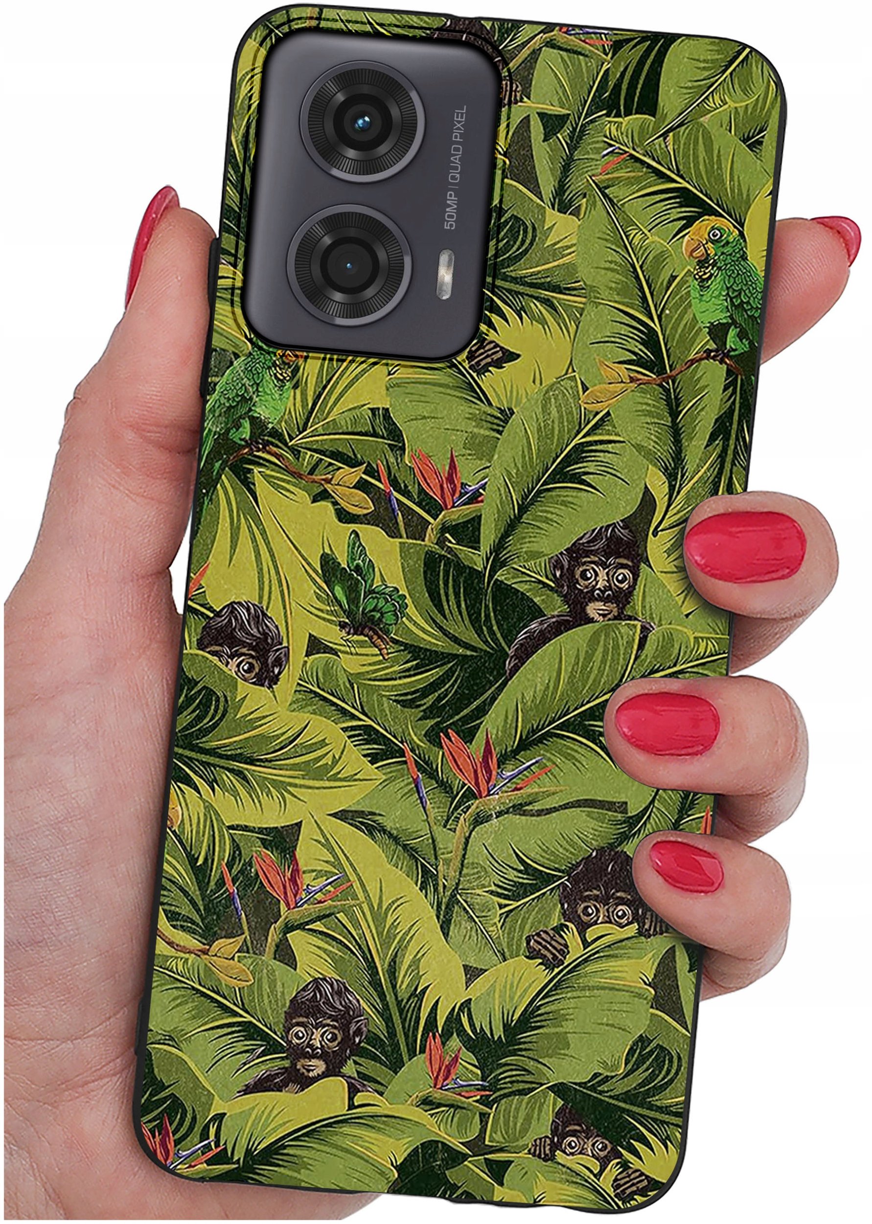 Etui do Motorola Moto G24 |G24 POWER |G04 |E14 WZORY |SILIKONOWE MATT SZKŁO