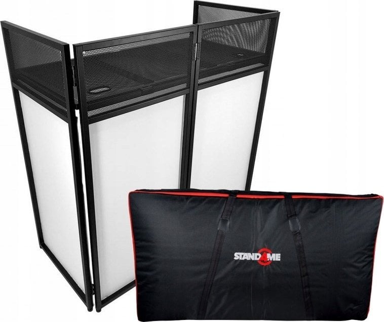 STAND4ME DJ PARAWAN XL stół ekran BK/WH DJ SCREEN