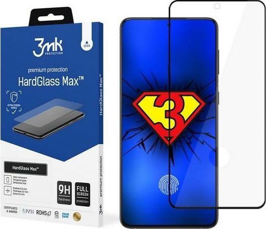 3MK Szkło HardGlass Max FP do Galaxy S21 Ultra