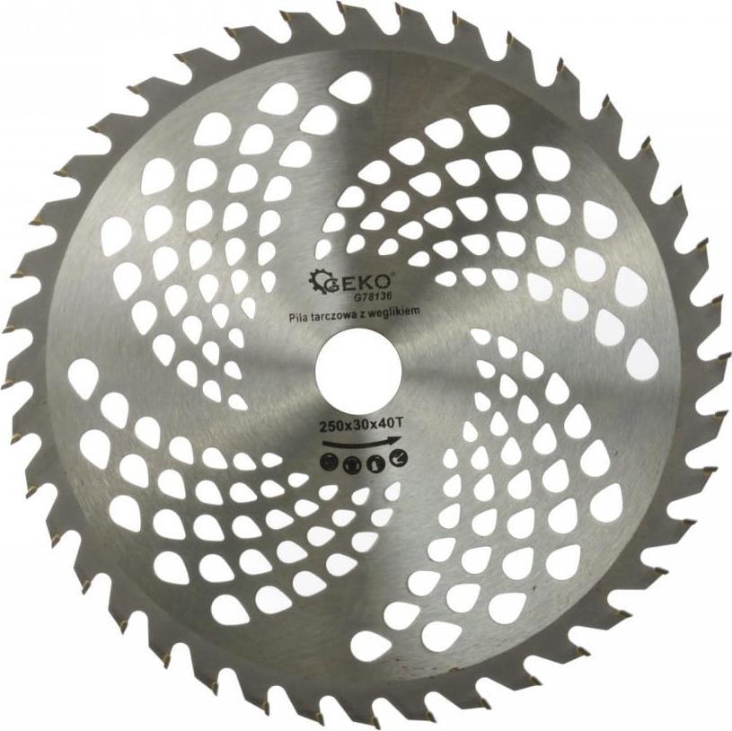 Geko TARCZA DO DREWNA 250X30X40T(OTWORY) (50) G78136 GEKO