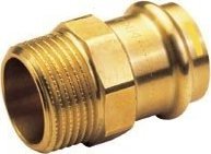 Conex Nypel przejściowy, GZ, 28 x 3/4 brąz B Press Gas