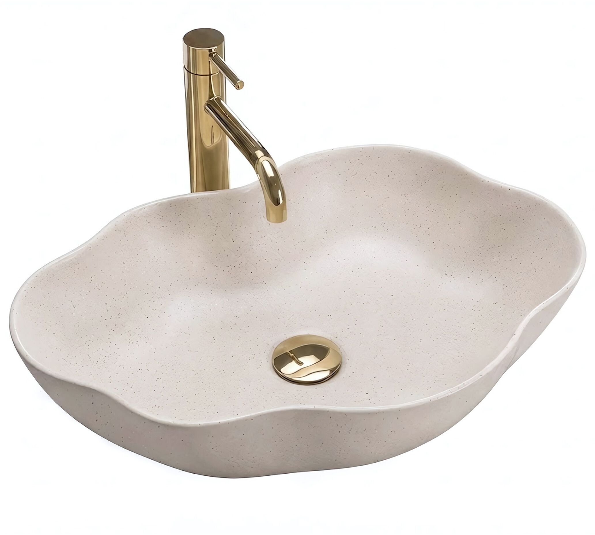 Umywalka nablatowa Rea Pearl Warm