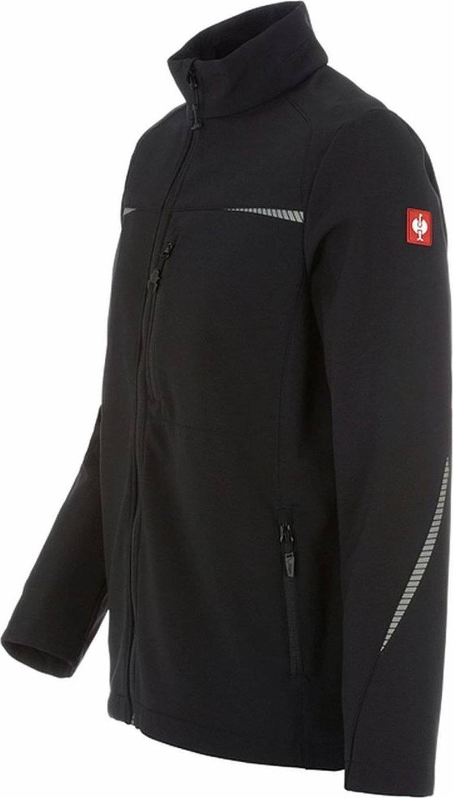 Strauss House Productions e.s.motion 2020 - kurtka softshell, wodoodporna, wiatroszczelna i oddychająca dzięki mebranie dryplexx - kasztanowy/zielony