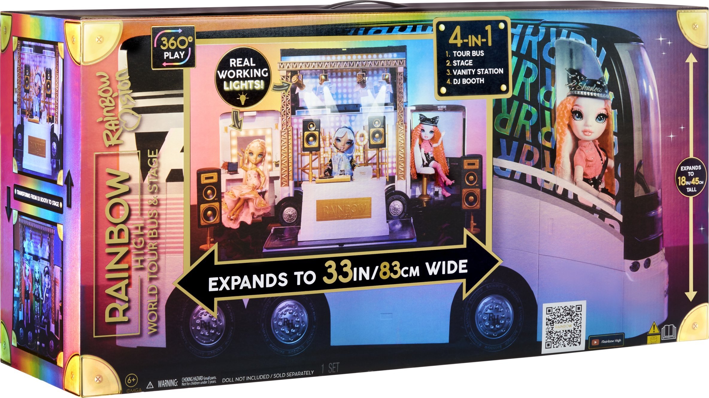 Rainbow High Rainbow High Autobus SCENA DLA LALEK ŚWIECI 583721