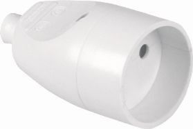 Volteo GNIAZDO POJEDYNCZE 16A 250V ROZBIERALNE B/U BIAŁE