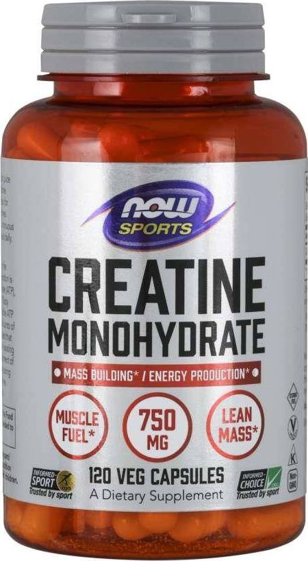 NOW Foods NOW Foods Creatine Monohydrate 750mg 120 kaps. - NOW/395