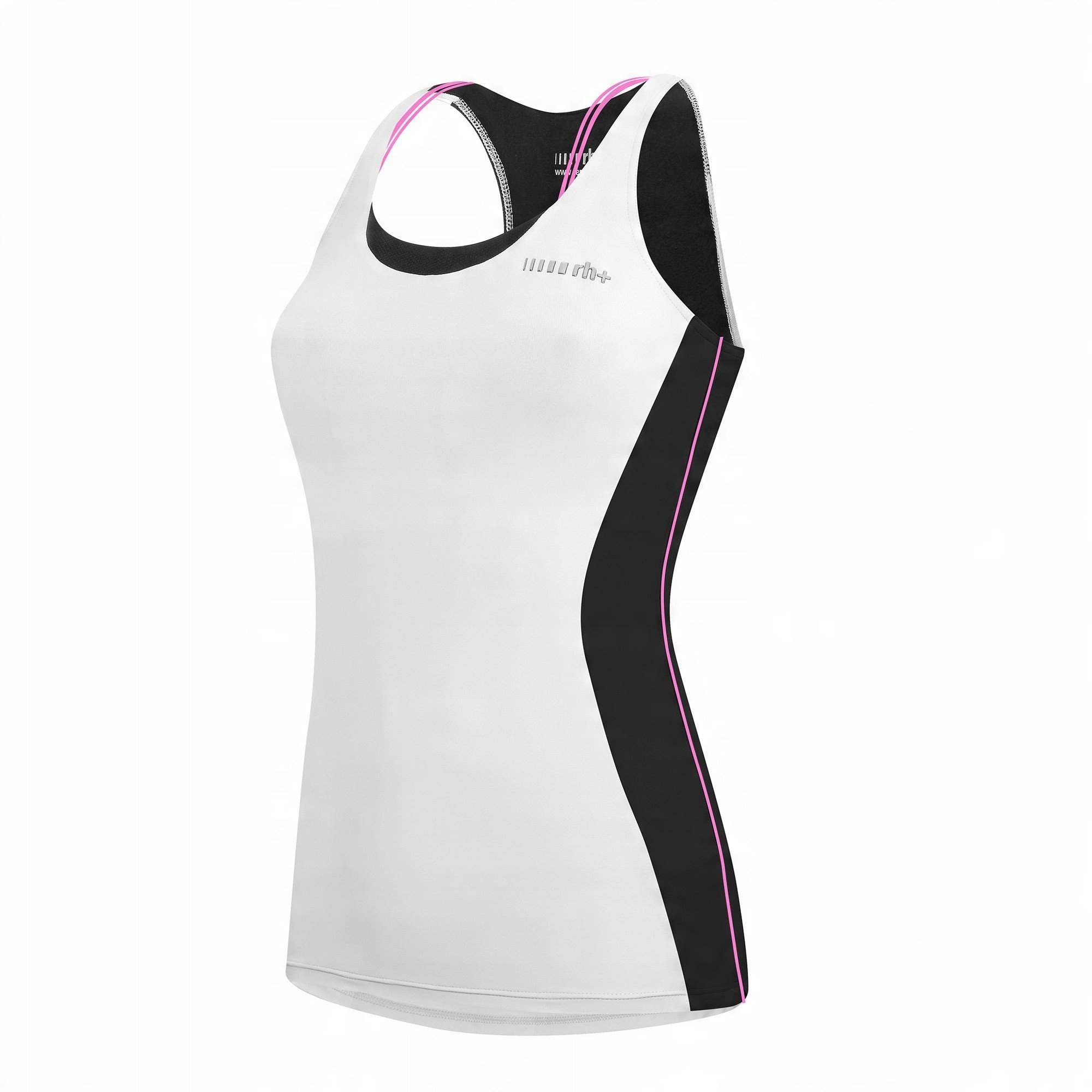 Damska koszulka rowerowa zeroRH+ Mirage W WHITE-BLACK-DEEP PINK - M