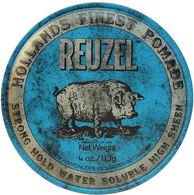 Reuzel Hollands Finest Pomade mocno utrwalająca pomada na bazie wody Blue 113g