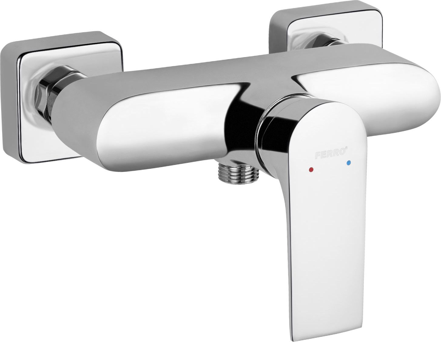 Bateria prysznicowa Ferro Algeo Square chrom (BAQ7)