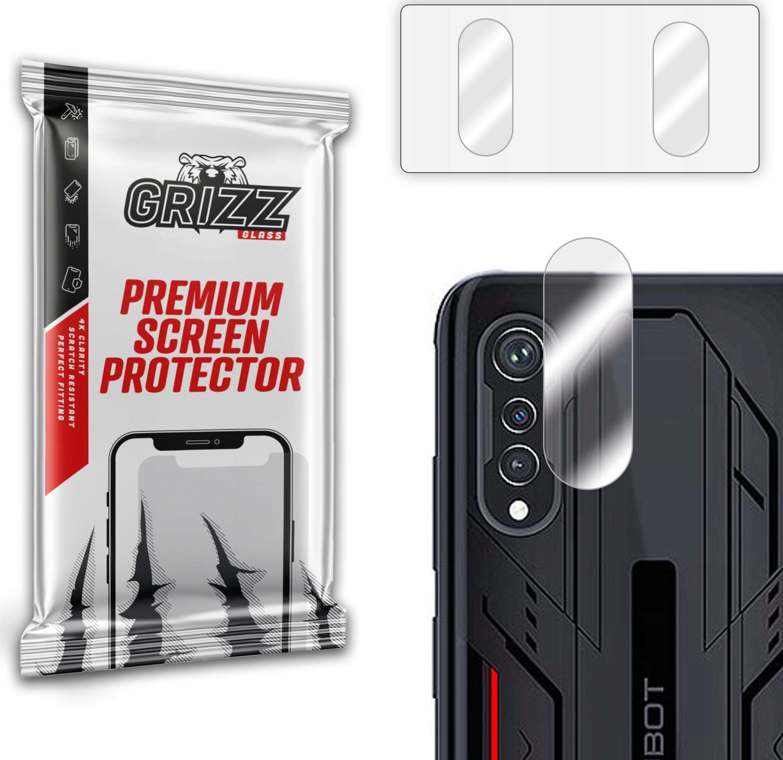 Szkło na aparat GrizzGlass HybridGlass Camera do Cubot X70