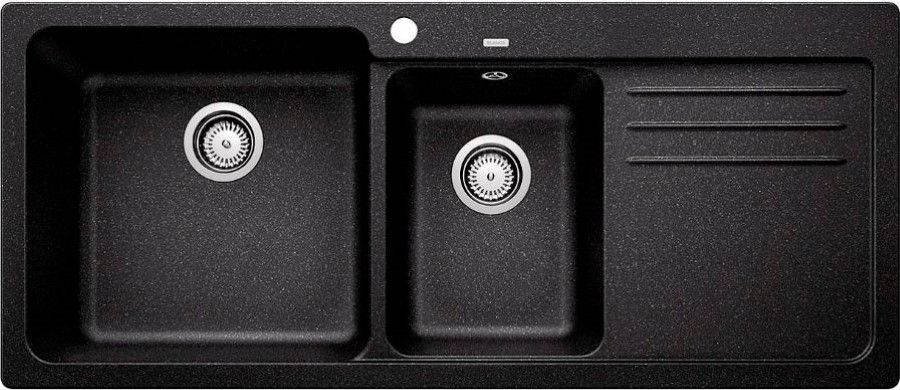 Zlewozmywak Blanco Naya 8 S Silgranit antracyt komora z lewej (519654)