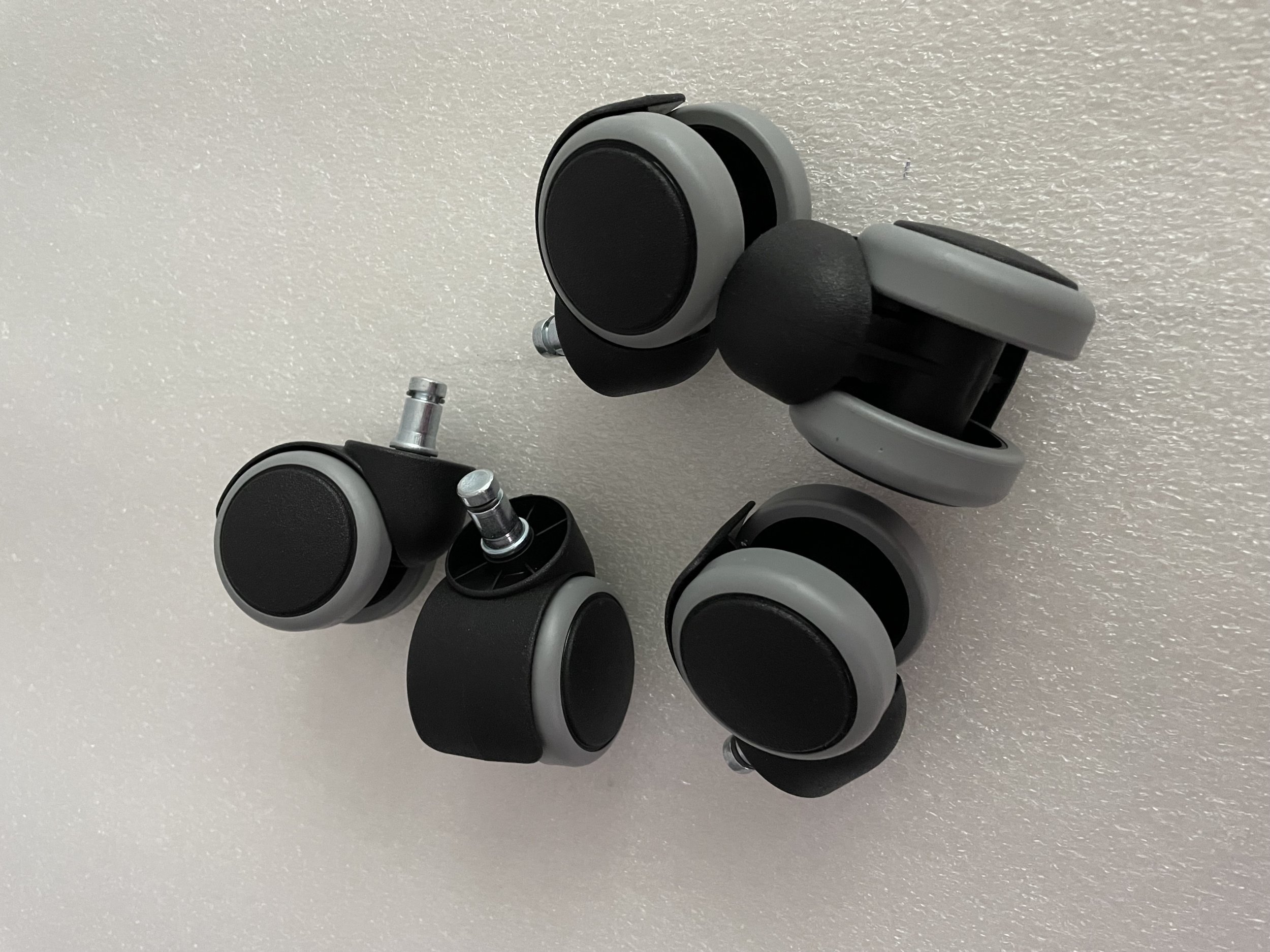 Kółka do fotela krzesła fi.11/fi. 50 mm 5szt.