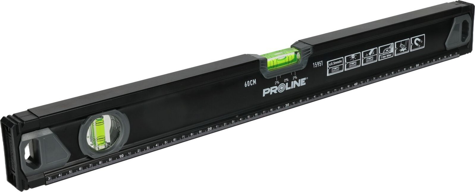 Pro-Line POZIOMNICA PREM.2LIB.FREZ,0.5MM/1M,MAG.2%, 100CM,PROLINE