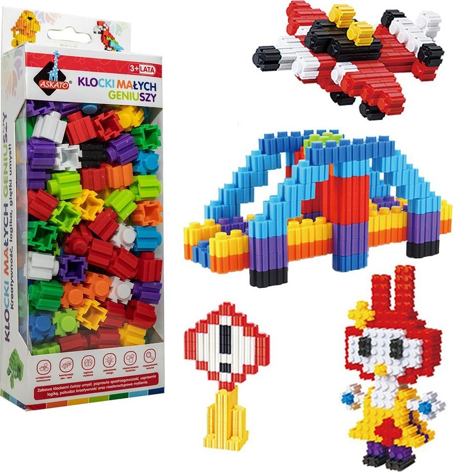 Askato Klocki małych geniuszy - Konstrukcyjne