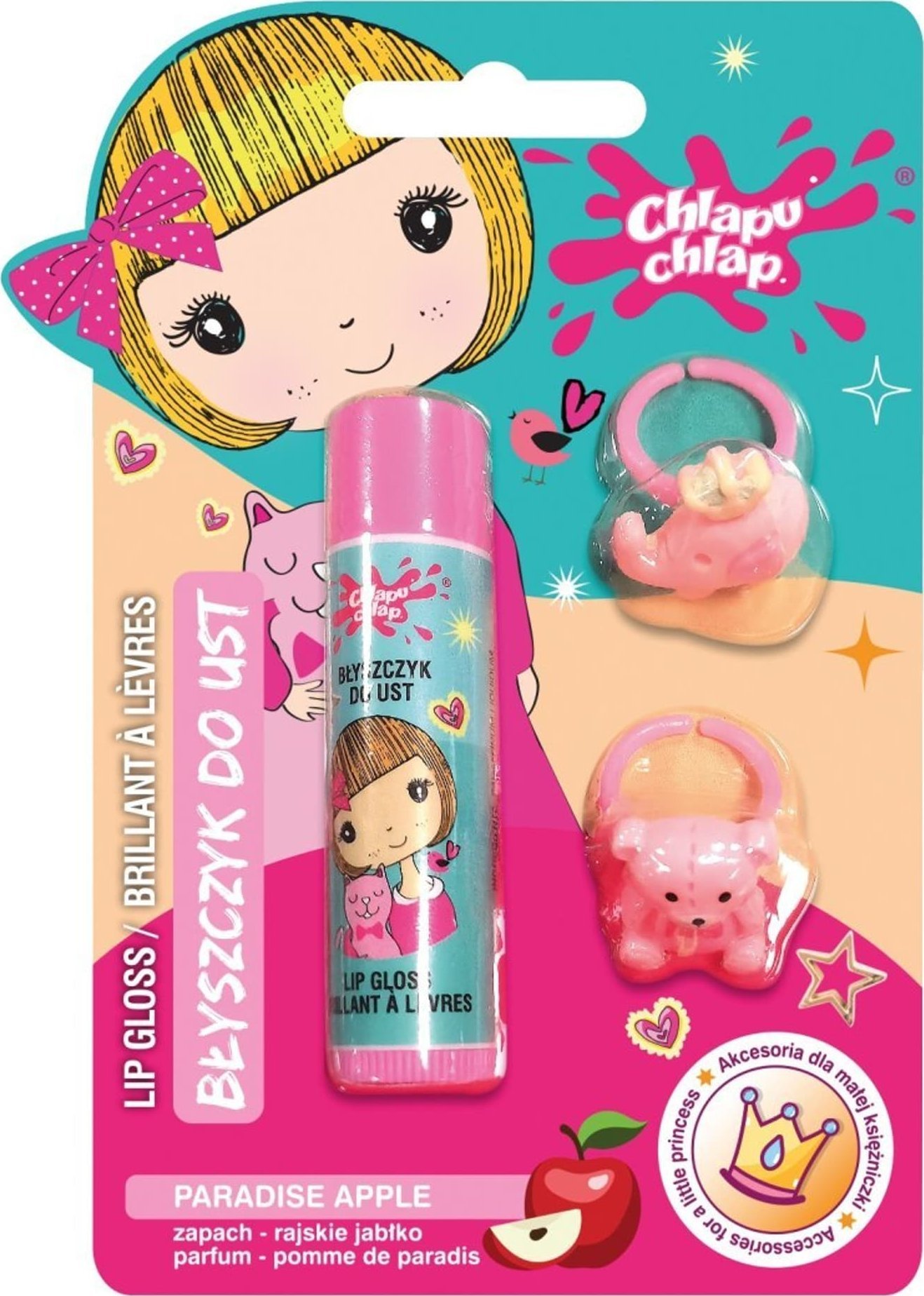 Chlapu Chlap BŁYSZCZYK PIERŚCIONEK rajskie jabłko