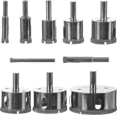 Wiertło Bigstern Otwornice diamentowe- zestaw 10szt. Bigstren 21641