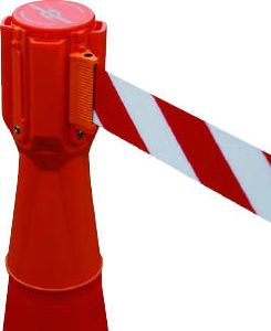 Tensator Nakładka TOPPER z rozwijaną taśmą odgradzającą, ostrzegawczą