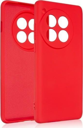 Beline Beline Etui Silicone OnePlus 12 5G czerwony/red