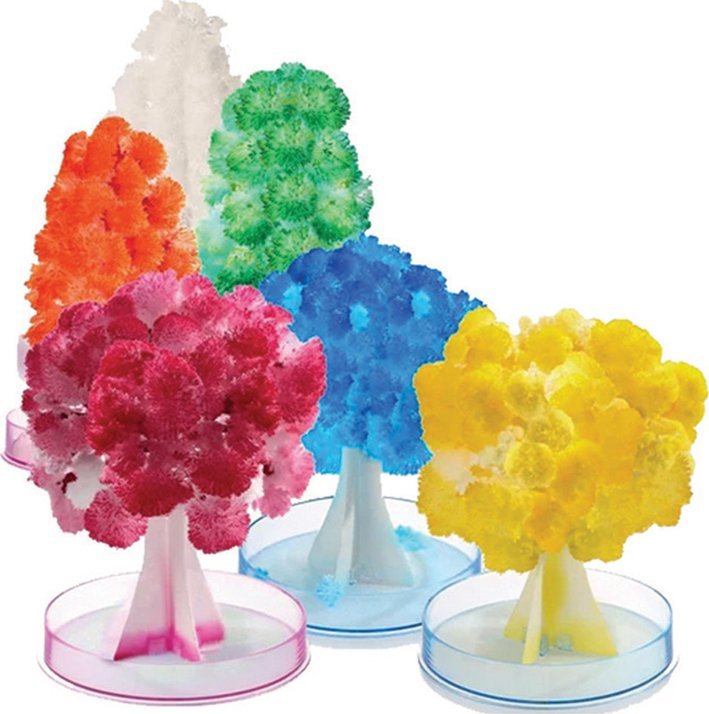 Kids World Laboratorium hodowli świecących kryształów zestaw małego chemika