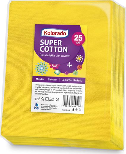 Kolorado Ścierki domowe miękkie 25szt.