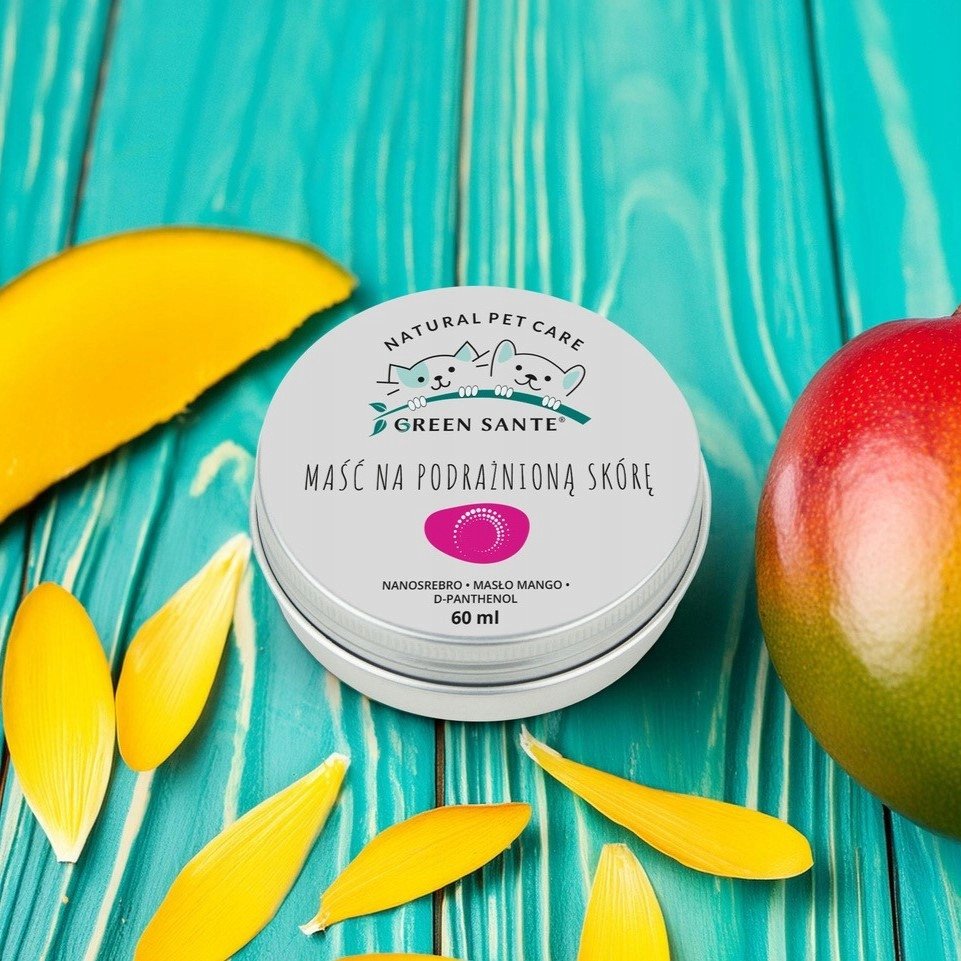 JM SANTE GREEN SANTE NATURALNA MAŚĆ NA PODRAŻNIONĄ SKÓRĘ 60 ml