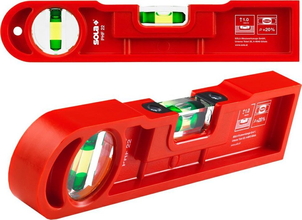 Sola SOLA POZIOMNICA PLASTIKOWA 22cm PHF 22