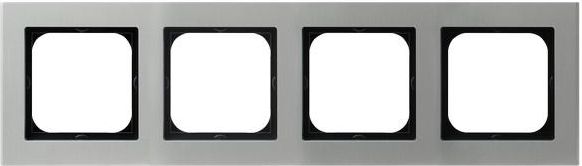 Ospel Ramka poczwórna Sonata aluminium (R-4RA/35)