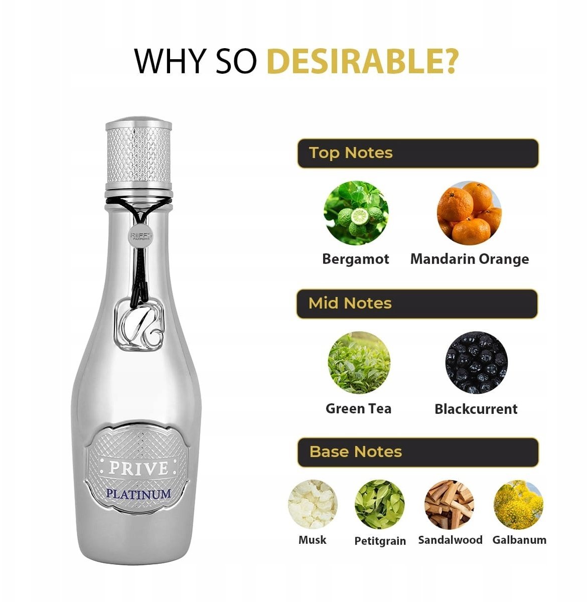 RIIFFS Prive Platinum EDP spray 100ml