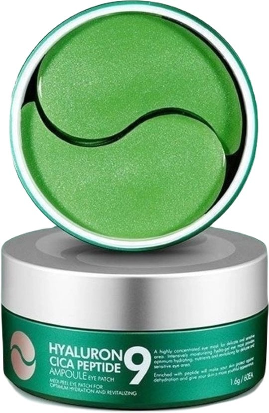 Medi-Peel MEDI-PEEL Hyaluronic Cica Peptide 9 Ampoule Eye Patch 60 pcs paakių kaukė