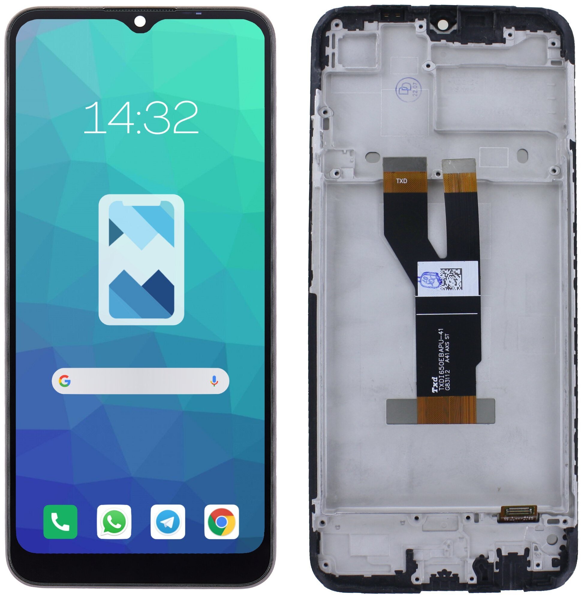 Wyświetlacz LCD Ekran do REALME C21 RAMKA