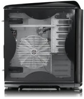 Obudowa Thermaltake obudowa komputerowa czarna przez bok aluminiowa (bez zasilacza)
