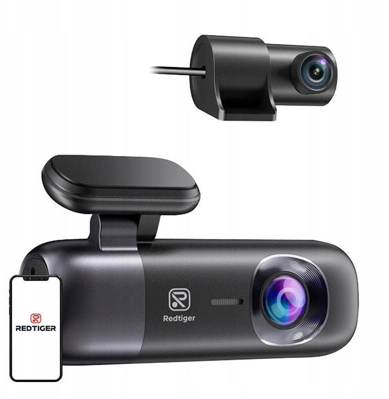 Kamera samochodowa przednia i tylna Redtiger F9(32G) 4K