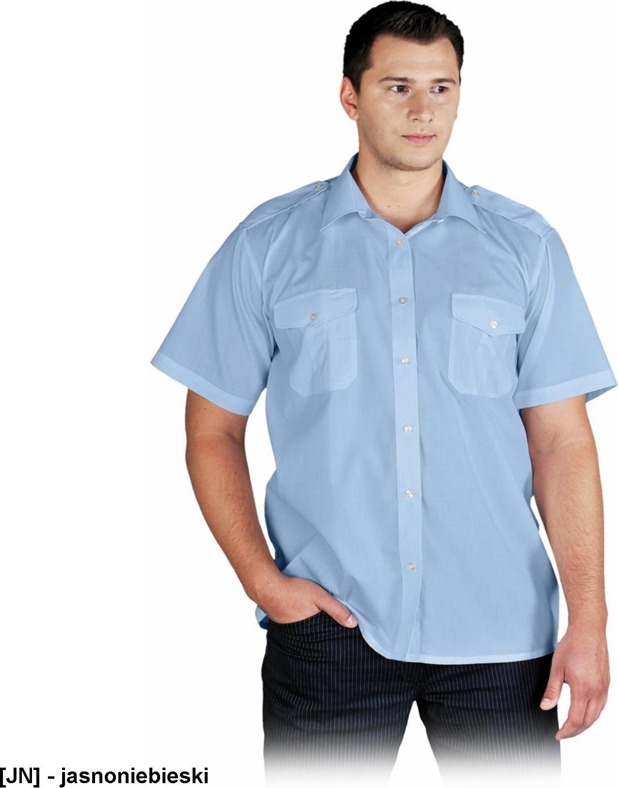 R.E.I.S. KWSKR - koszula robocza - jasnoniebieski XL