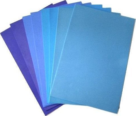 Pianka niebieska 20x30cm 8 arkuszy