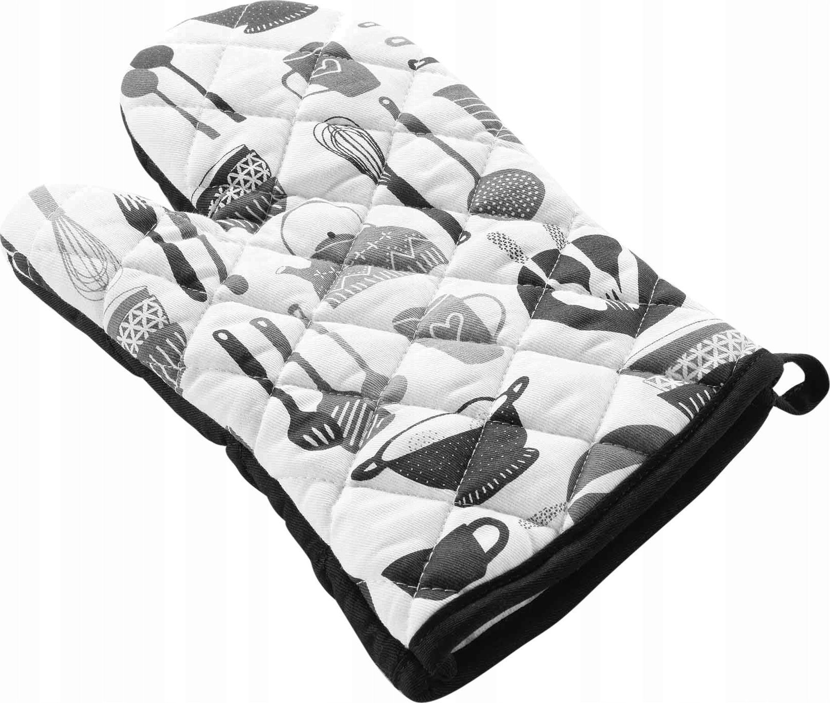 Douceur d`Interieur Rękawica kuchenna bawełniana, silikonowe wzmocnienia, 30 x 18 cm