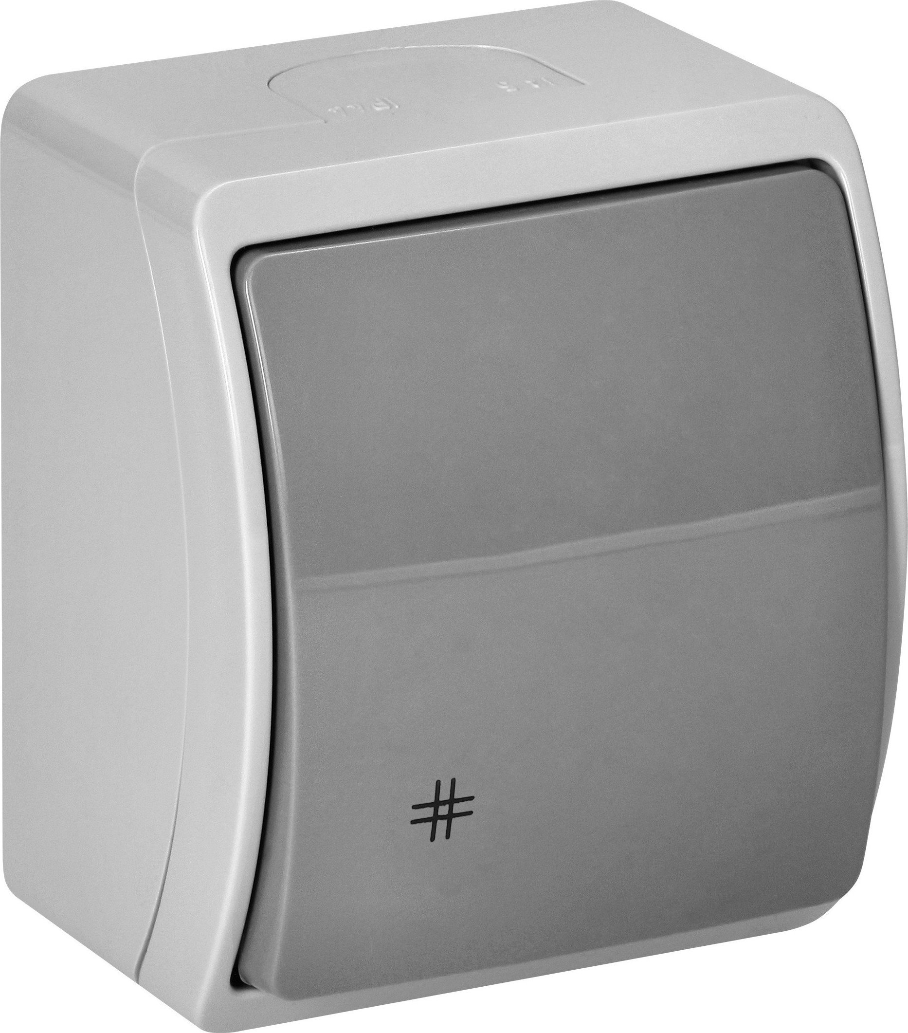 Orno Łącznik krzyżowy n/t AQUATIC, IP44, szaro-grafitowy