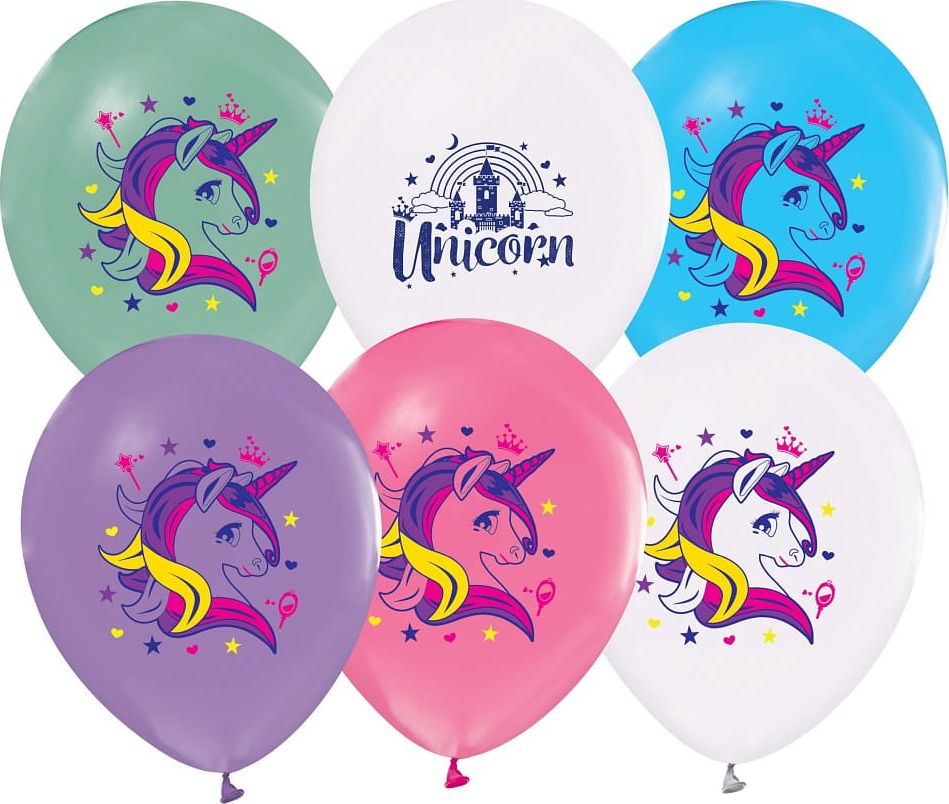 GoDan Balony Jednorożce 30 cm 5szt. Godan