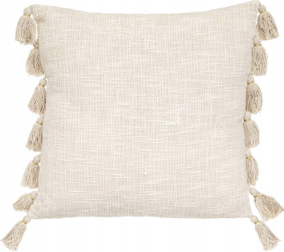 Atmosphera Ozdobna poduszka z frędzlami, 50 x 50 cm