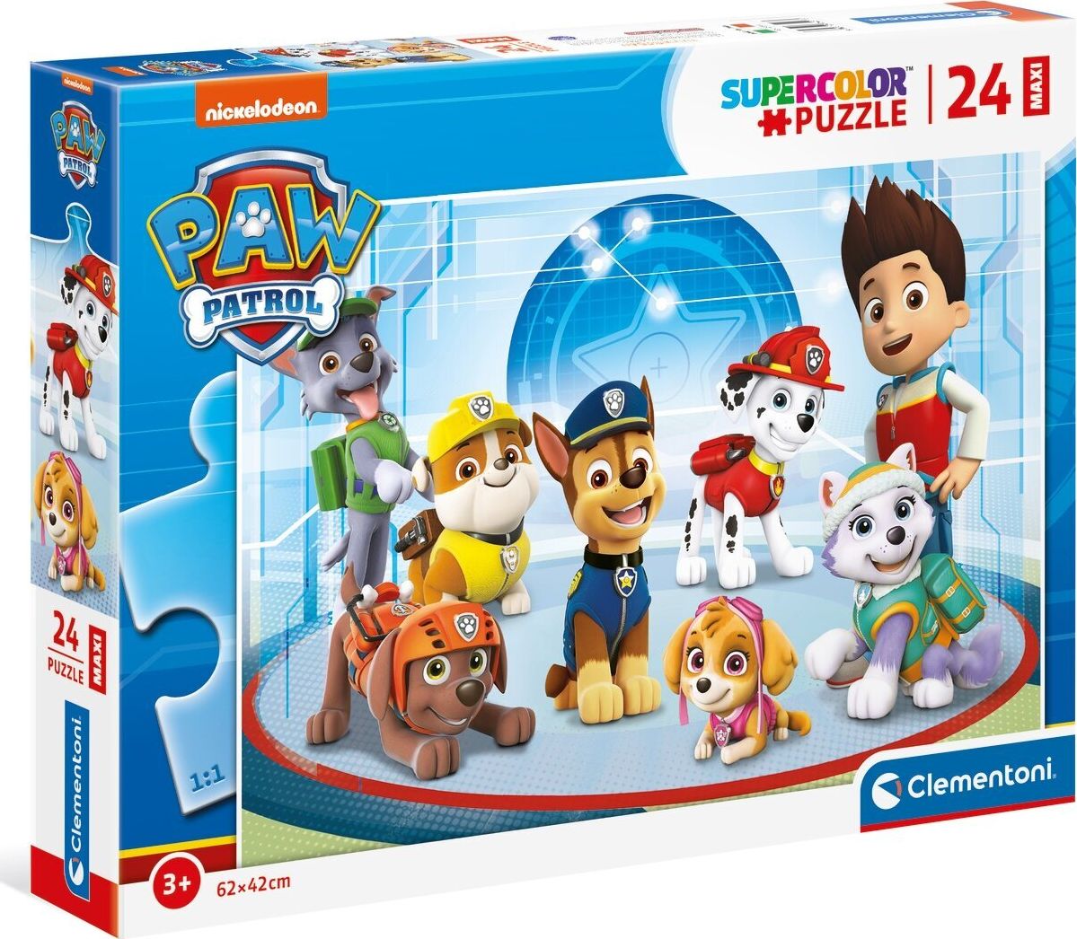 Clementoni Puzzle 24 Maxi podłogowe Psi Patrol 24211